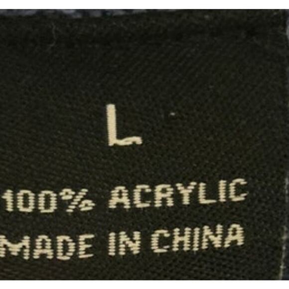 Vintage Navy Weatherproof Men's Button-Down Cardigan Size Large - Picture 7 of 8